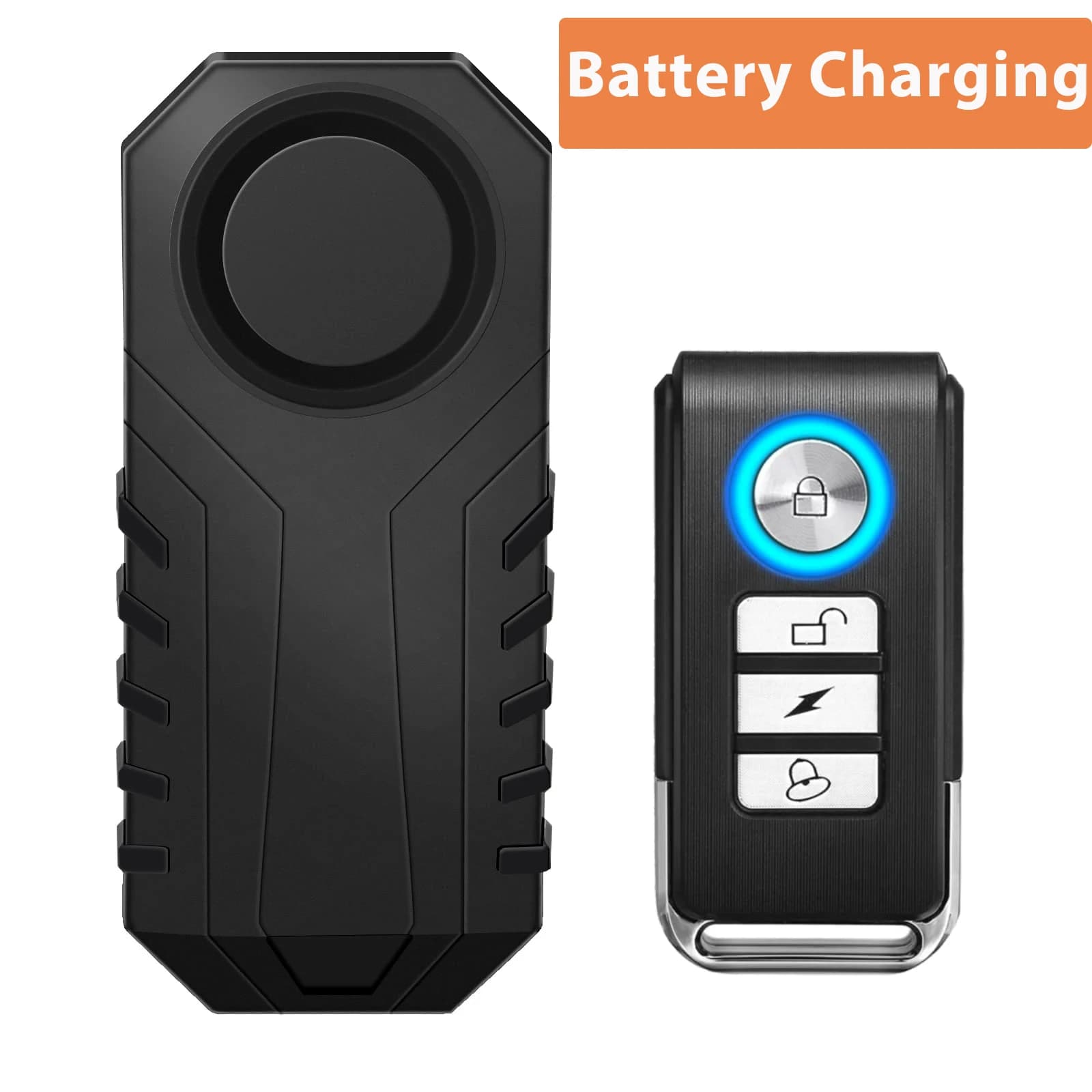 Anchtek-Alarme antivol pour moto, chargeur USB, étanche, capteur de vibration sans fil, système d'io