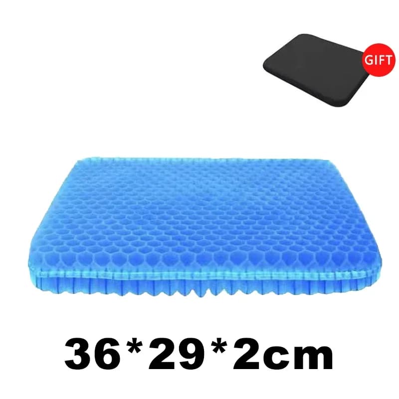 Coussin de siège de voiture universel en Gel rafraîchissant, coussin respirant en nid d'abeille avec