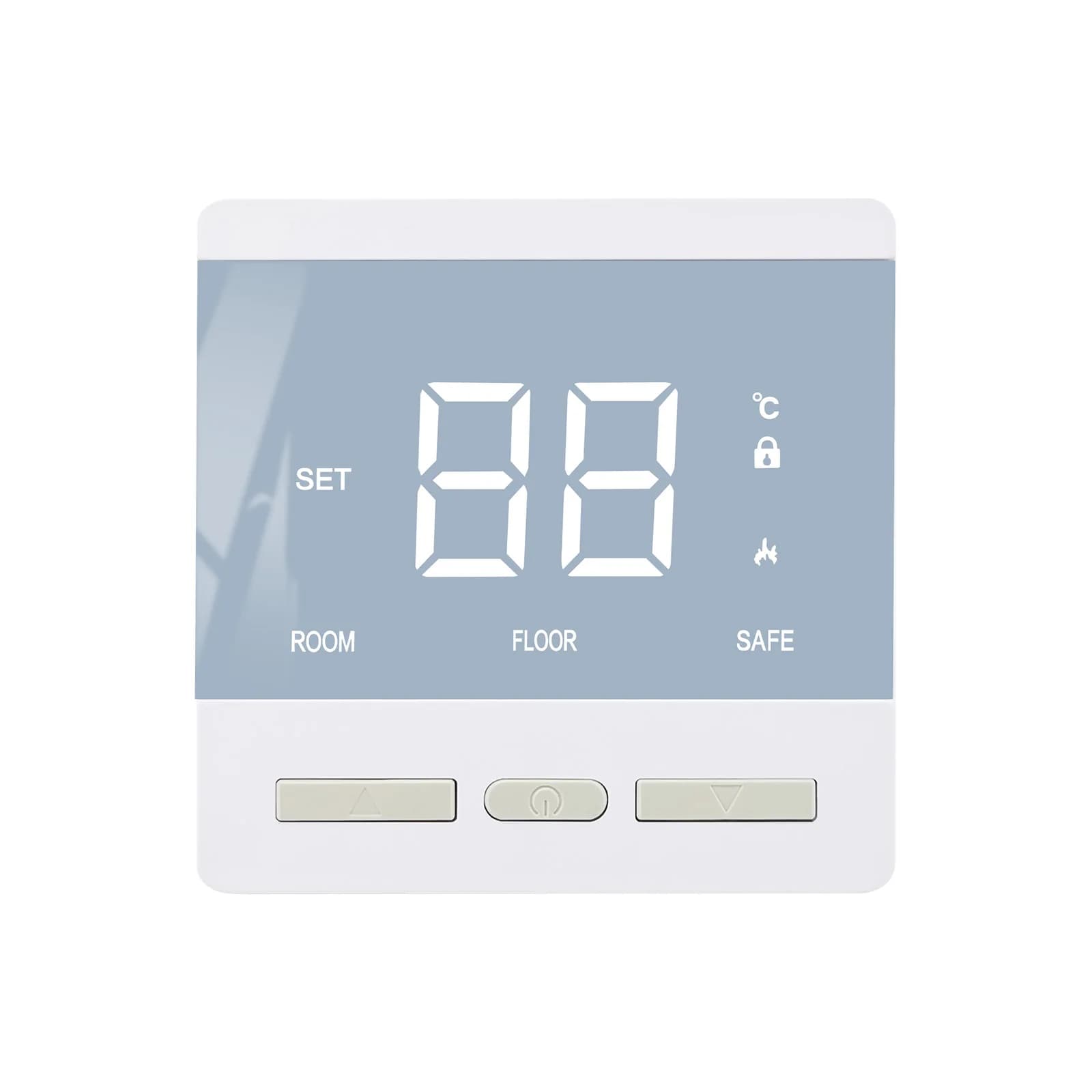 Contrôleur de température ambiante pour chauffage au sol, AC200 ~ 240V, MAX 25A, 4500W, Thermostat n
