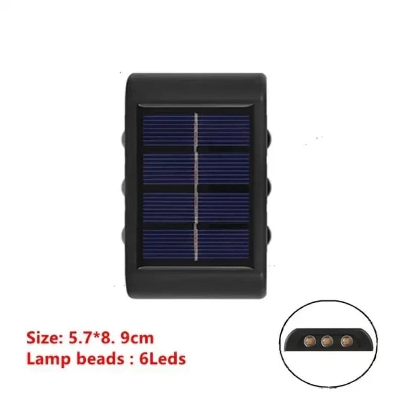 Solaire LED lumière extérieure éclairage solaire capteur lampe lampadaires extérieur jardin décorati