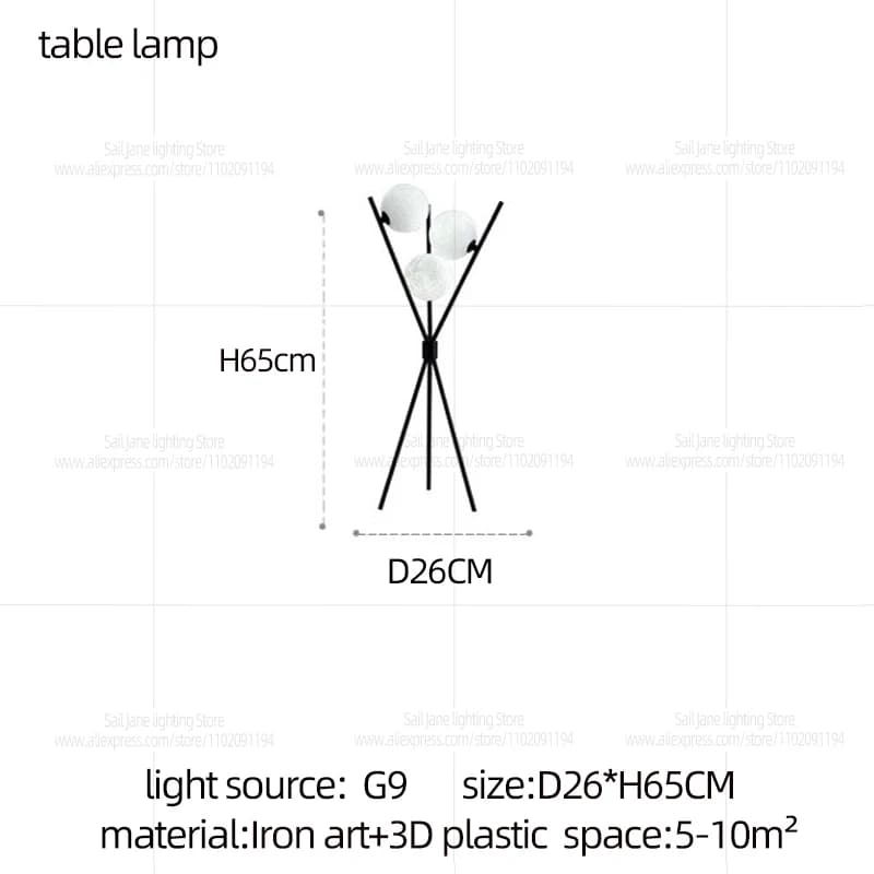 Lampadaire boule salon éclairage design chambre canapé environnement lampe Internet célébrité créati