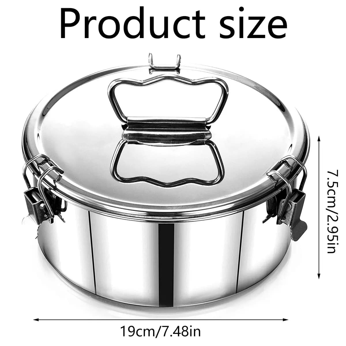 Moule à Flan en acier inoxydable, cuisson de gâteaux, poêle à Flan, 1.5QT, poêles à cheesecake, moul