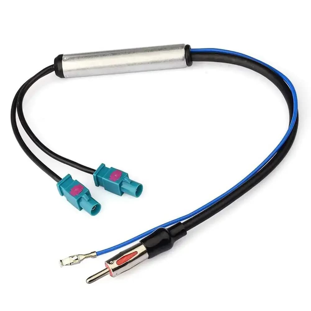 Antenne Radio spéciale pour voiture, amplificateur de Signal Audio AM/FM, double Fakra RF, adaptateu