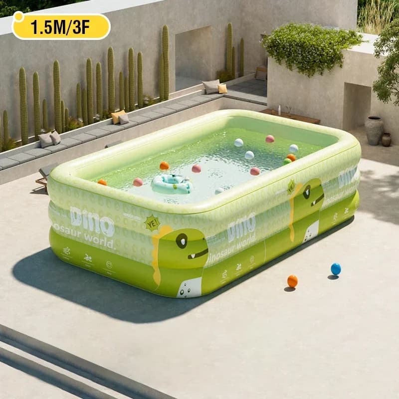Grande piscine gonflable amovible intérieure extérieure piscine pliante famille adulte bébé fête pis