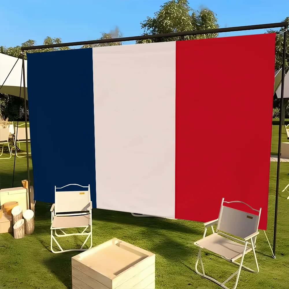 Drapeau de la France, décoration murale pour la maison, bannière décorative pour la maison, Art Sci