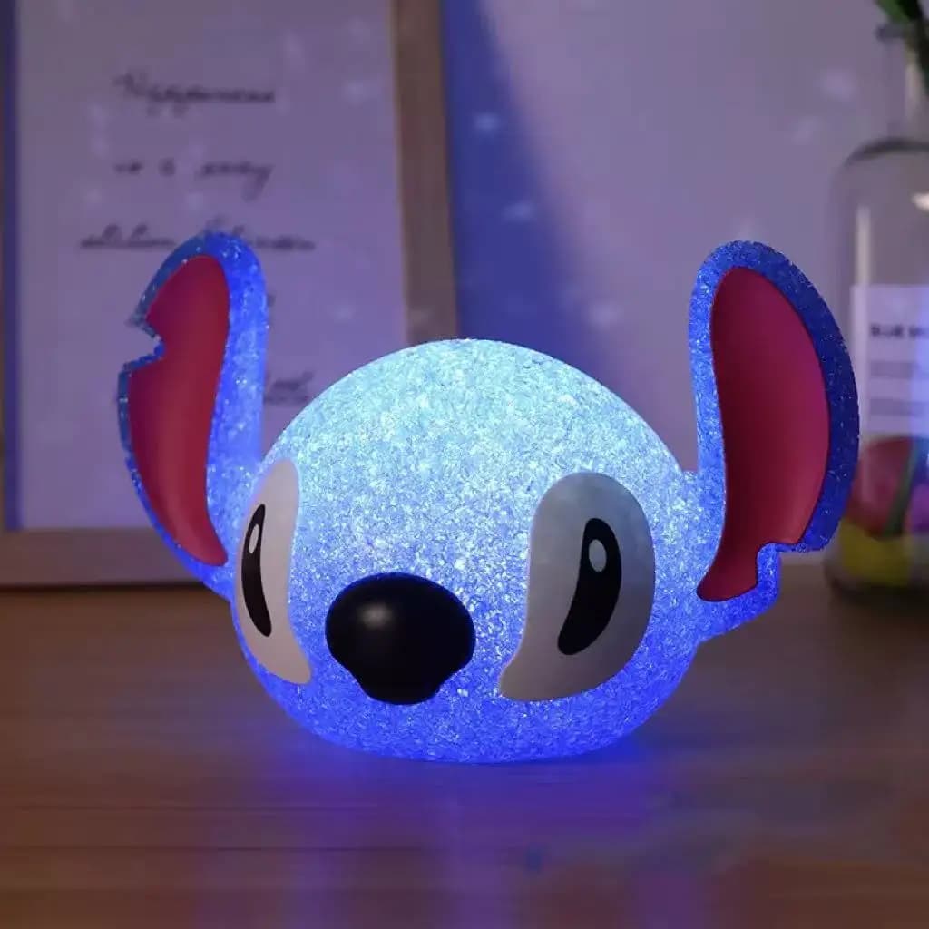 Lilo Stitch – lampe de nuit à Projection de particules 3D, lampe de bureau créative de dessin animé,