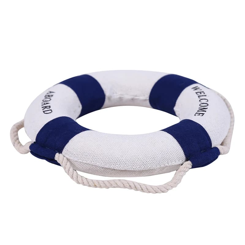 Bouée de sauvetage créative de style méditerranéen en option, bouée de sauvetage pour la maison, déc
