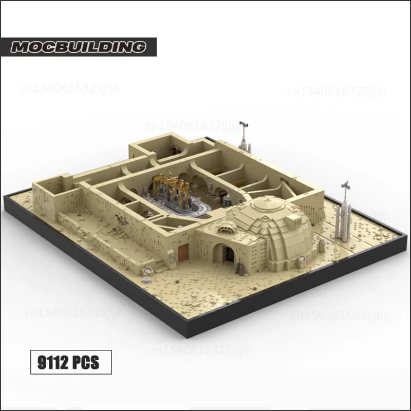 UCS scène de film Mos Cantina MOC blocs de construction Diorama Architecture technologie briques Col