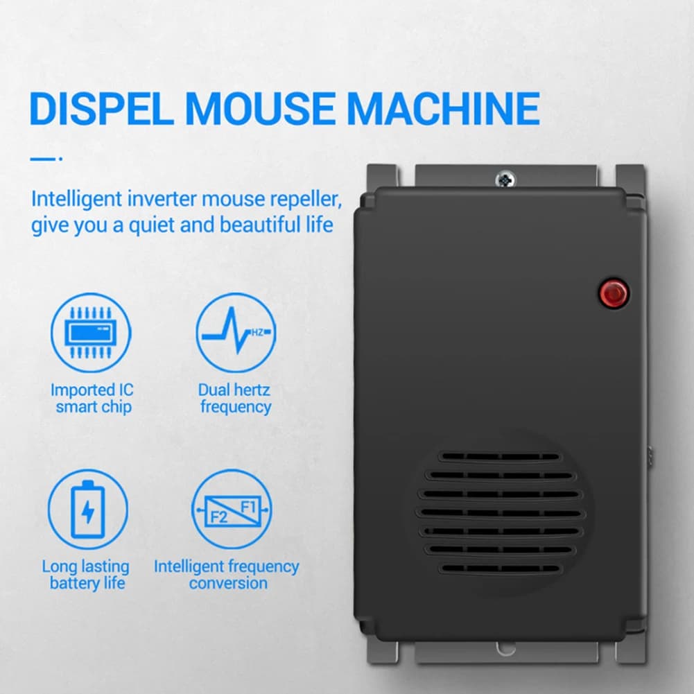 Répulsif à souris ultrasonique, répulsif à souris électronique à piles pour camion, voiture
