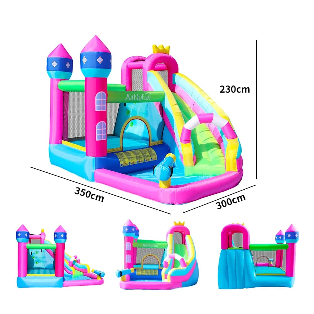 Maison de rebond colorée de qualité supérieure, château de saut gonflable, maison de rebond Pastel,