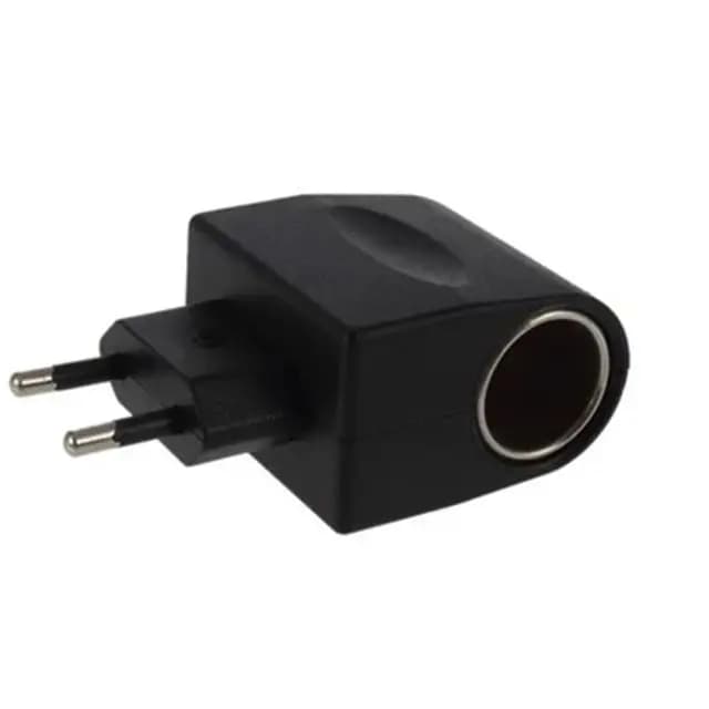 Adaptateur secteur avec prise de voiture, chargeur automatique, prise ue 220V AC à 12V DC, utilisé p