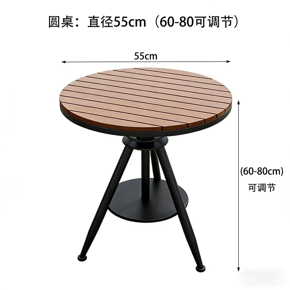 Table de balcon pour patio, table basse ronde, petites tables de jardin, table d'appoint pliable, Ta