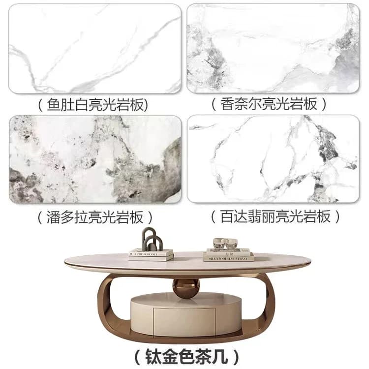Table Basse ronde design décorations tendance Table Basse de rangement nordique Table Basse de luxe