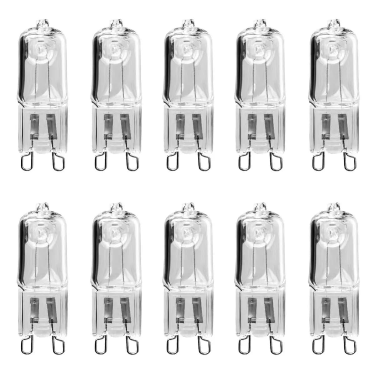 10 pièces chaude 35W 40W G9 four lumière haute température résistant 230V/220V halogène ampoule lamp
