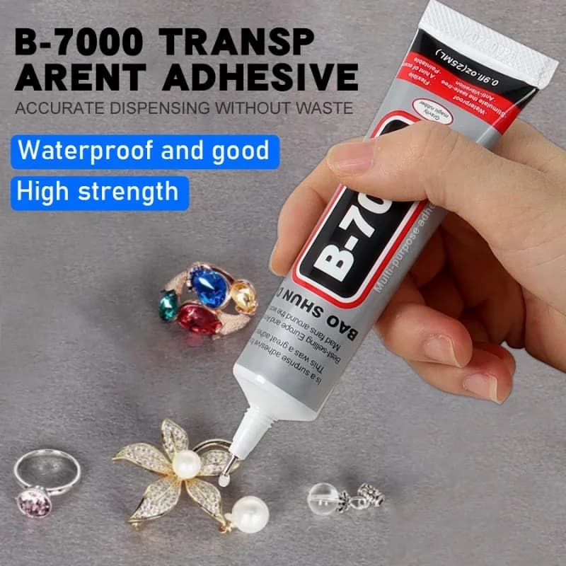 Colle adhésive forte transparente polyvalente 15/25/50/110ML, colle universelle pour réparation de t