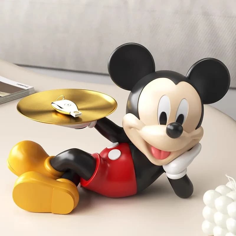 Plateau Mickey Disney, Rangement de Clés, Ornement, Cadeau de Déménagement, Décoration de Luxe pour