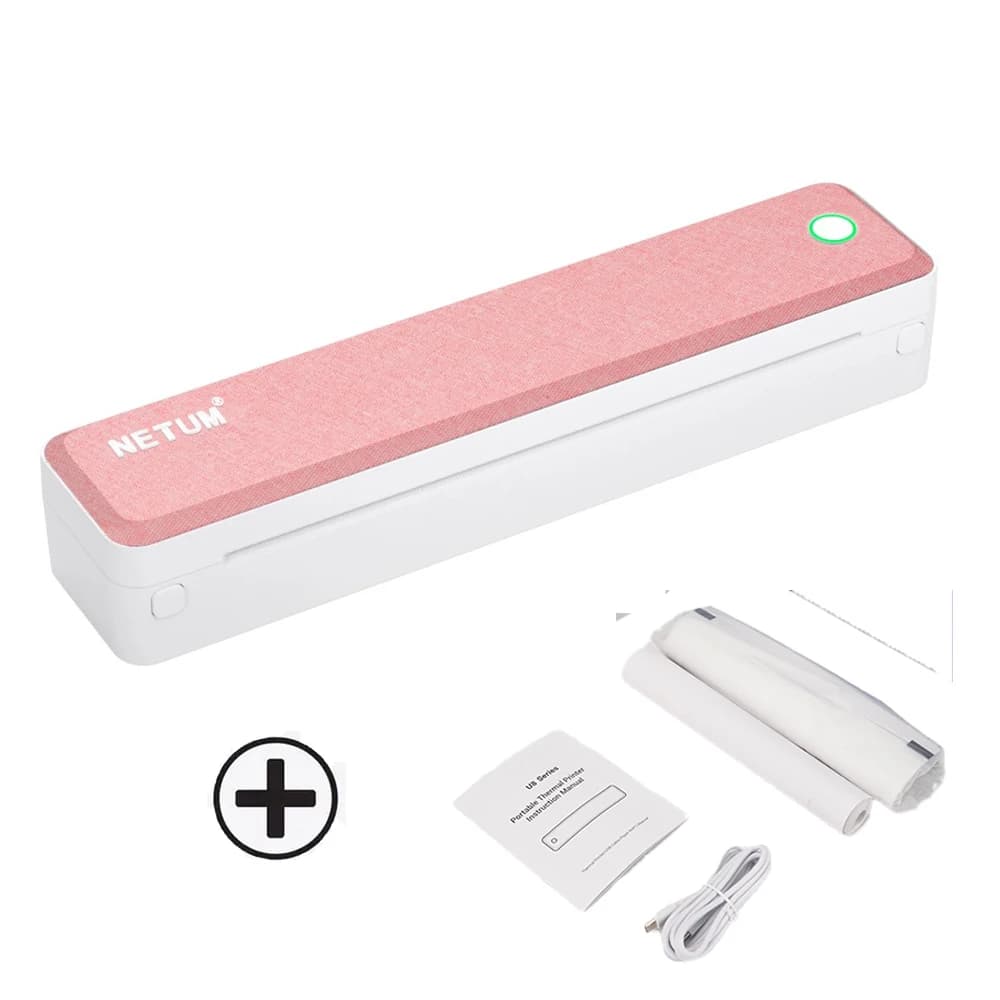 Imprimante thermique sans fil portable, compatible avec les ordinateurs portables et les smartphones