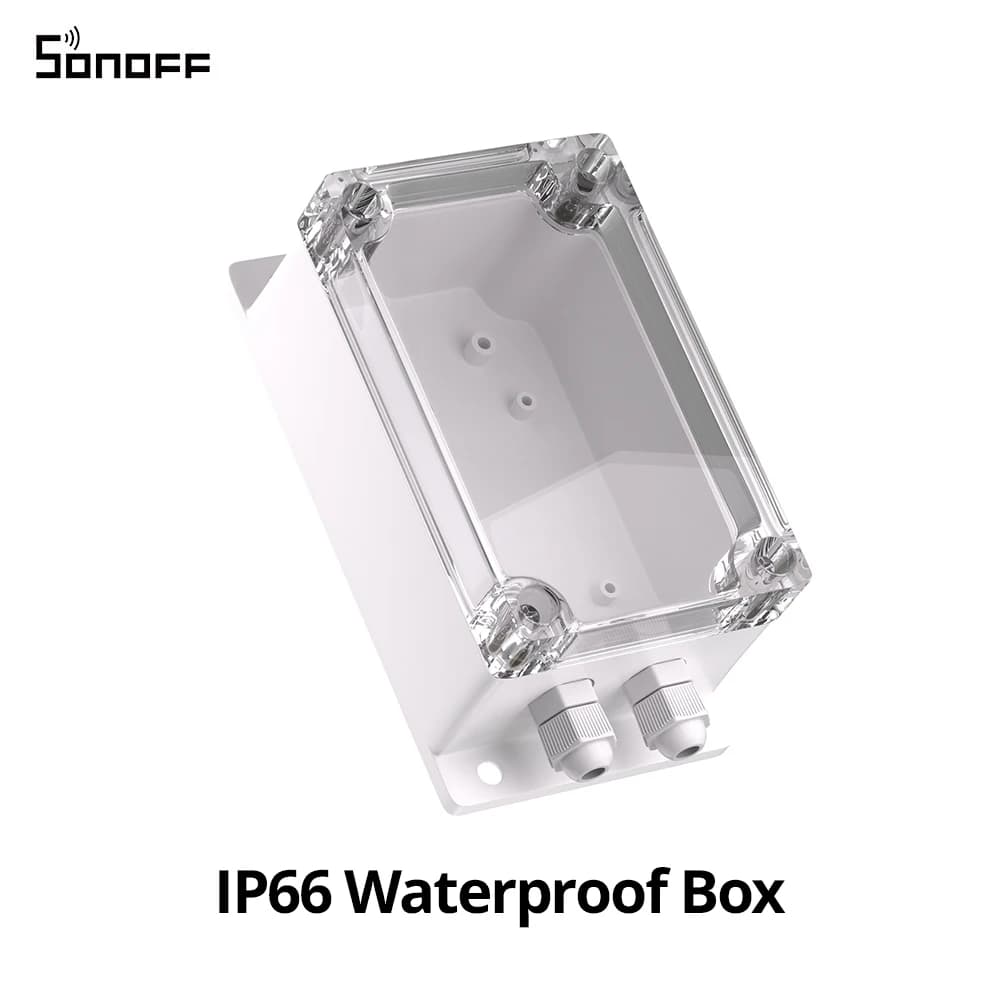 SONOFF-ShuBox étanche IP66, coque à chocs résistante à l'eau, compatible avec BASICInter, BASICR4, R