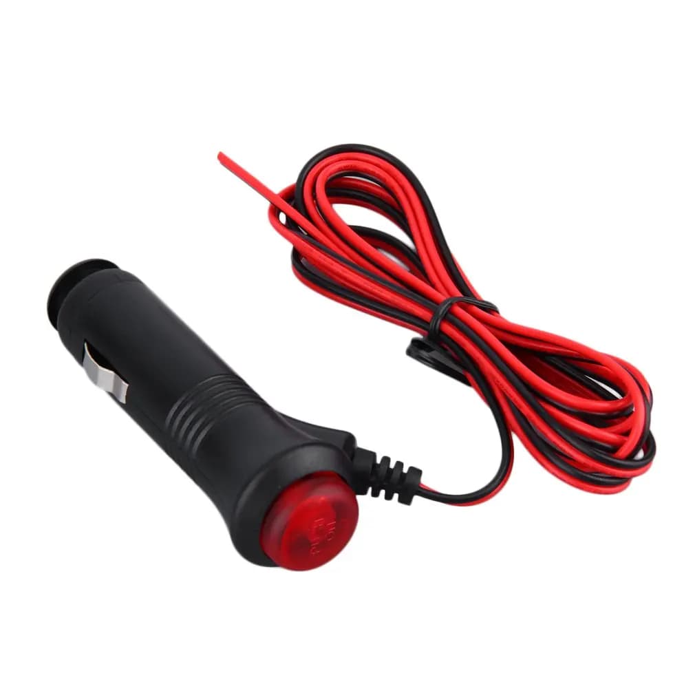Connecteur de prise allume-cigare de voiture, câble de 1.5 mètres, chargeur de voiture 12V 24V, inte