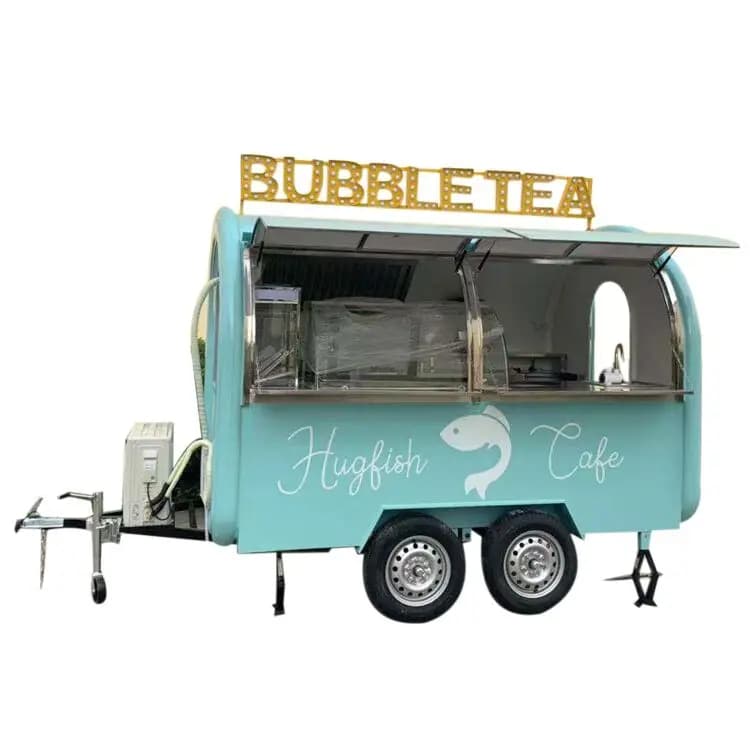 Remorque de style maison USA, Camion-restaurant mobile, Camion-stand de rue, Camion-stand de jus, Ca
