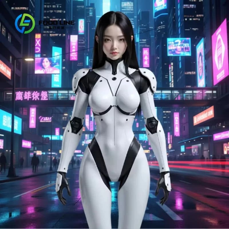 Robot de service IA commercial personnalisé, avec fonction d'enseignement 24h/24, sensation tactile