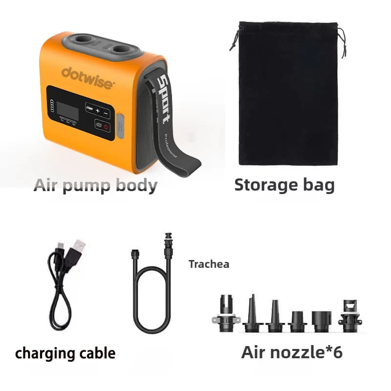 Pompe à air électrique sans fil portable rechargeable, pompe à air pour SUP, adaptée pour gonfler le