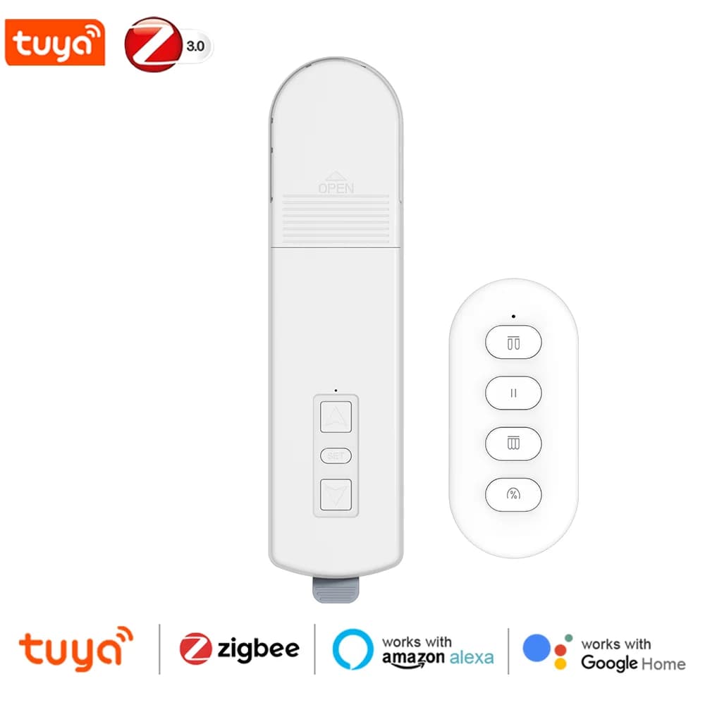 Moteur de rideau électrique intelligent Zigbee DIY pour stores, volets et stores enrouleurs, compati