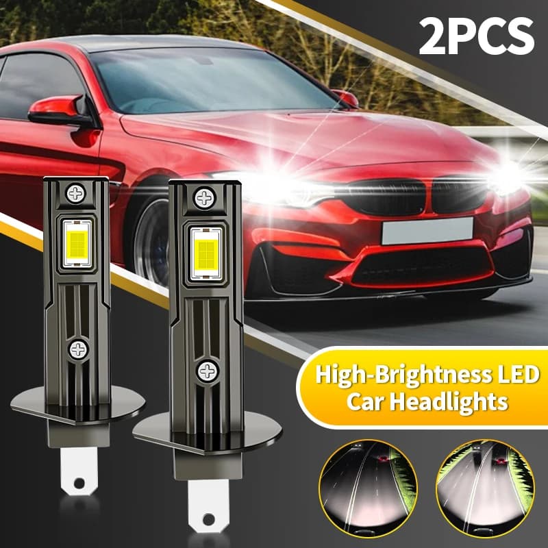 Ampoule LED H1 70W, projecteurs super lumineux pour voiture, 6000K, Plug and Play, phare automobile,