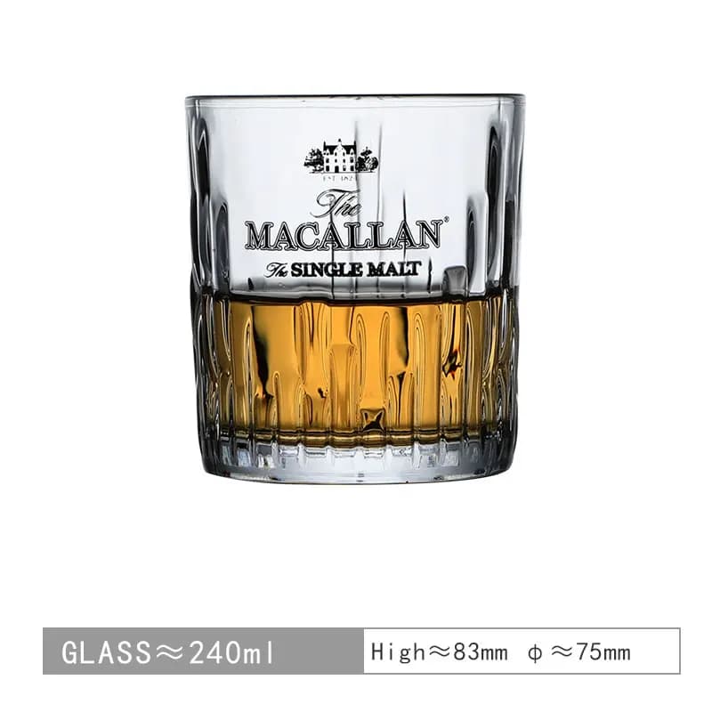 Chamvin Collection privée verre Macallan cristal à facettes Der whiskybecher whisky verre de roche œ