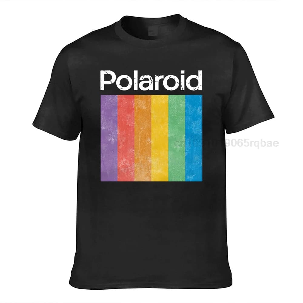 POLAROID t-shirt appareil Photo photographie instantanée rétro Vintage Logo Look années 70 80 années
