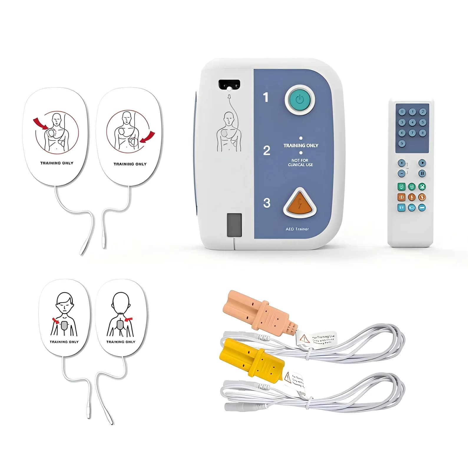 Défibrillateur d'entraînement, simulateur AED 120c+, uniquement pour la formation aux premiers secou
