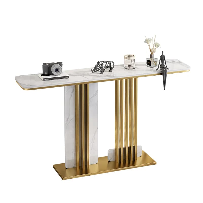 Table de rangement moderne, esthétique, élégante, de luxe, Glam, pour entrées, Design Unique, meuble