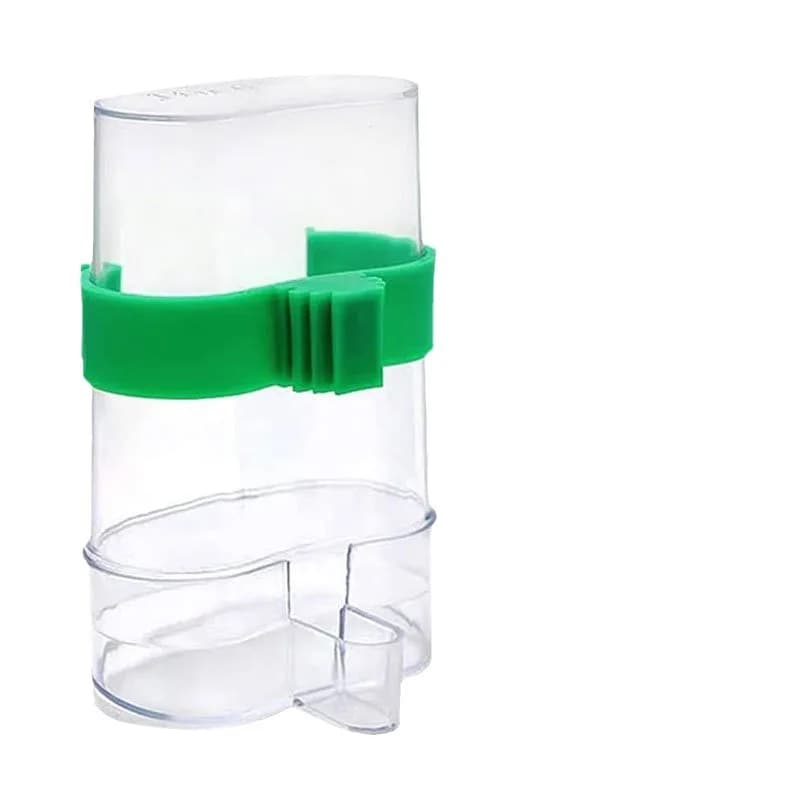 Distributeur automatique d'eau pour oiseaux, mangeoire à boire pour oiseaux, Cage à oiseaux transpar
