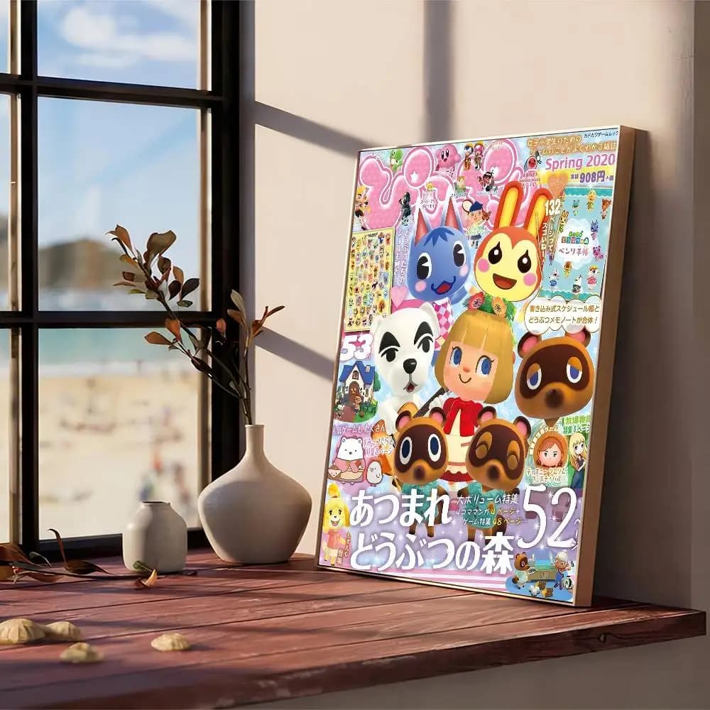 Affiche de jeu A-Animal C-Crossing, imprimés et affiches de bonne qualité, décor Vintage pour chambr