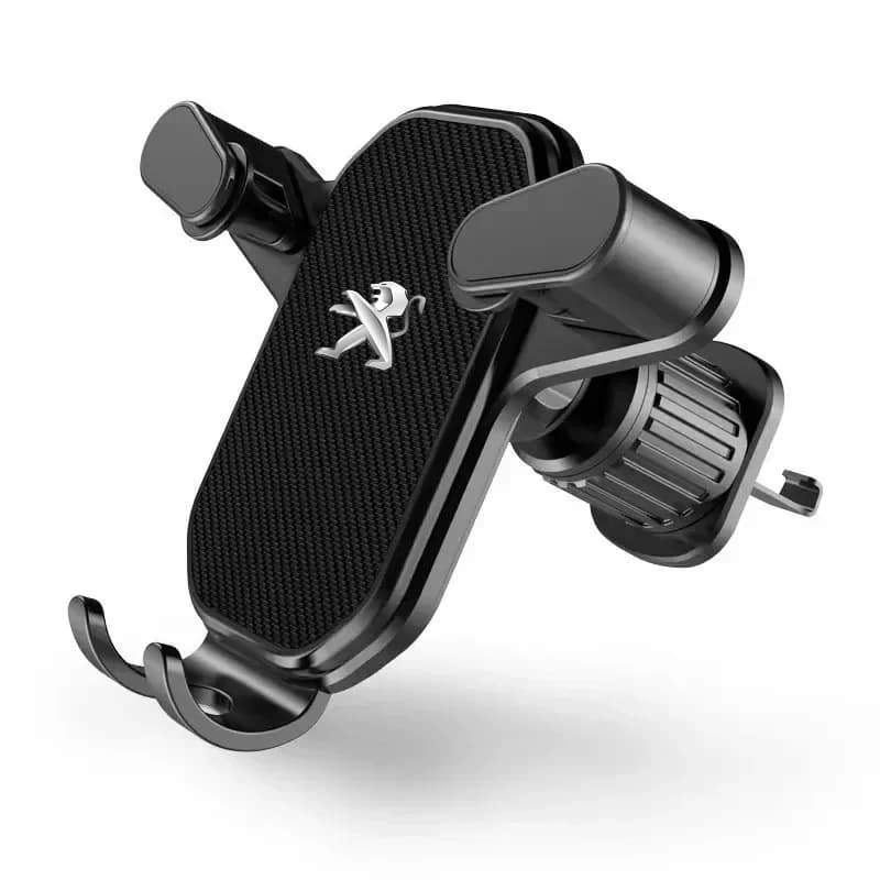Support de téléphone de type gravité pour voiture, clip de ventilation, support GPS pour Peugeot 308