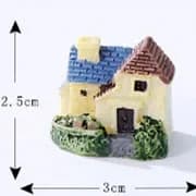 Mini Villa de campagne de style européen, 1 pièce, Simulation petite maison couleur macaron, micropa