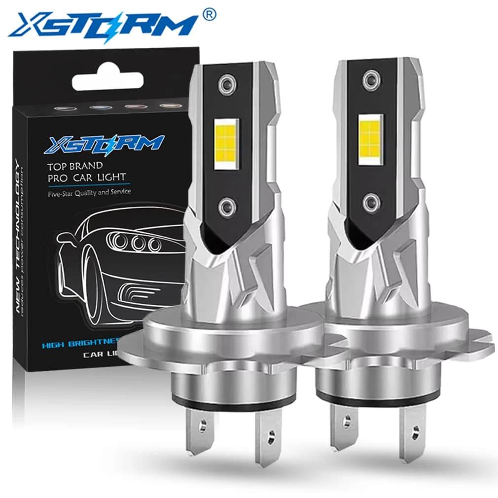 Ampoule de phare LED H1 H3 H7, Mini 60W 20000LM CSP pour ventilateur de phare de voiture, phares ant