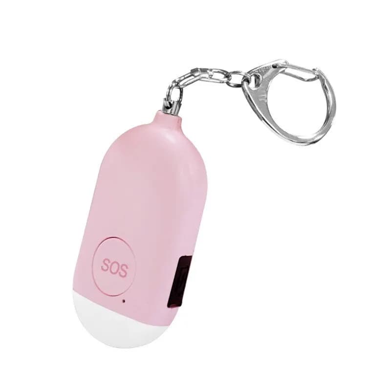 Porte-clés d'auto-défense avec alarme personnelle SOS d'urgence pour enfants et femmes âgées, bouton