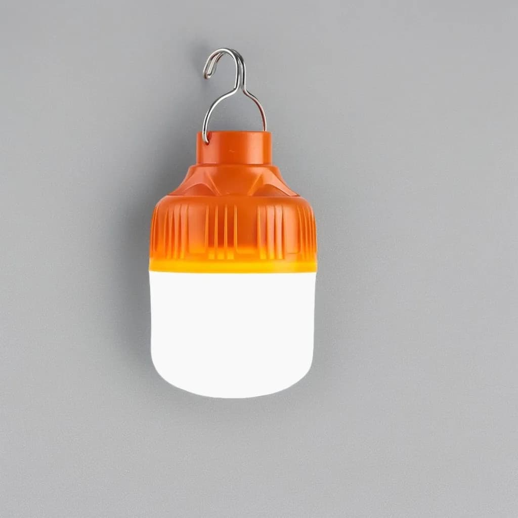 Ampoules LED rechargeables par USB pour l'extérieur, lumière d'urgence super lumineuse avec crochet,