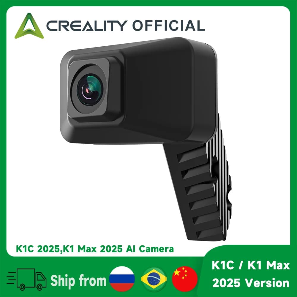 Caméra IA Creality K1C / K1 Max 2025, caméra HD 1080P, prise en charge de l'application, surveillanc