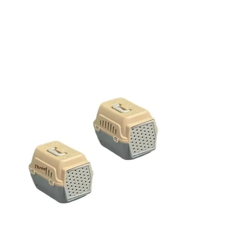 Offre Spéciale – Lot de 2/4 cages réalistes pour chiens et chats avec porte, maison miniature pour a