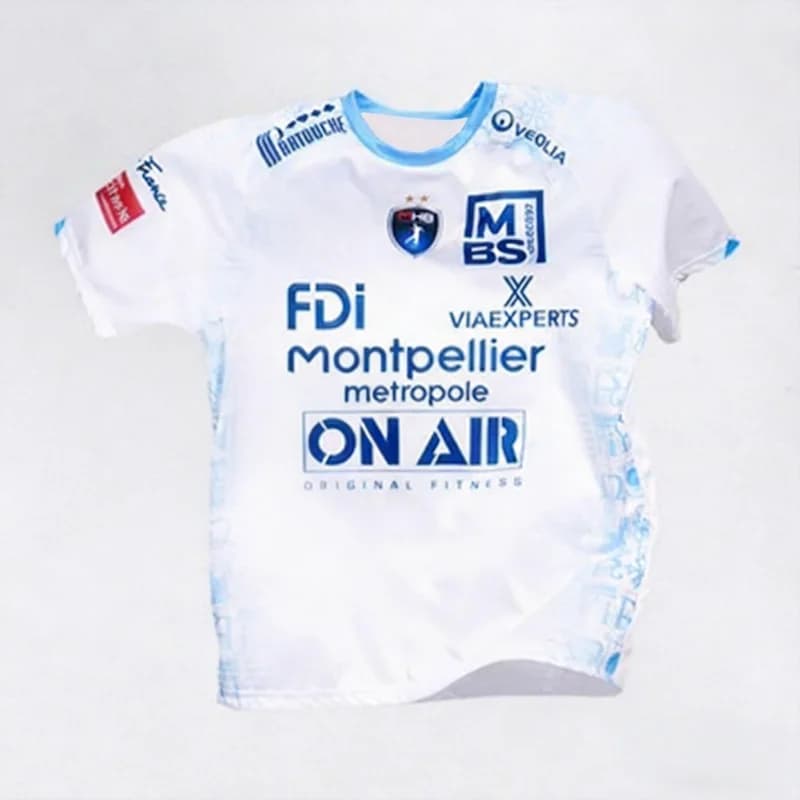 Maillot de handball Montpellier France 2026 Nouvelle Arrivée Décontracté Homme Sport Manches Courtes