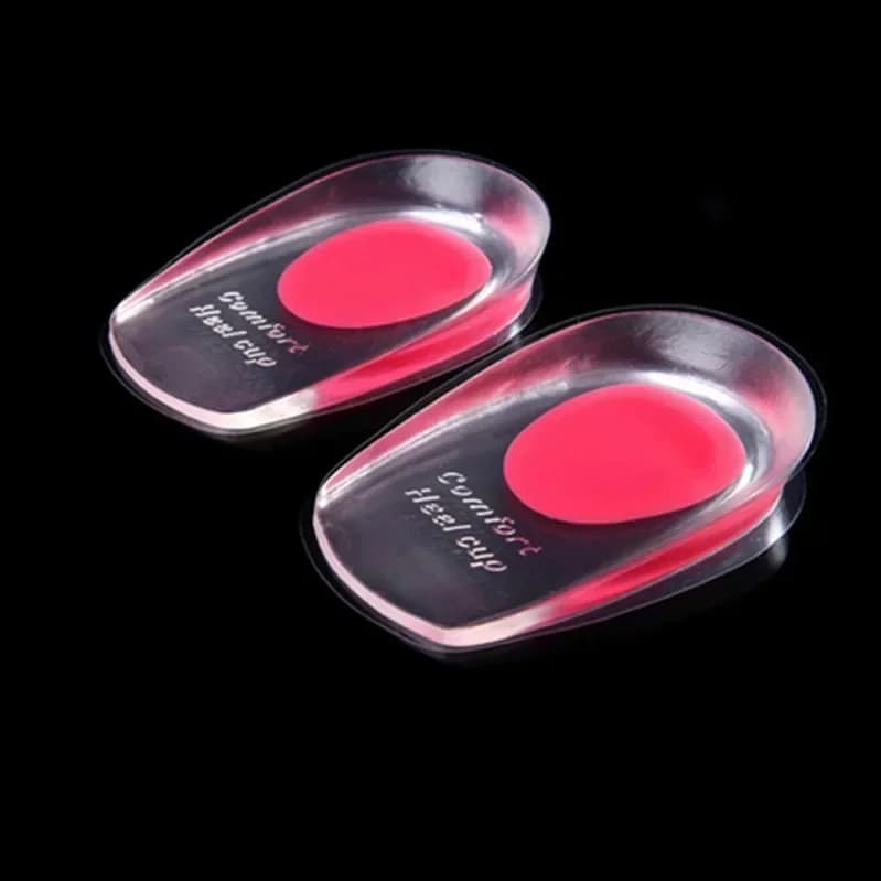 Semelles intérieures confortables pour soulager la douleur au talon, Gel de silicone, protecteurs de