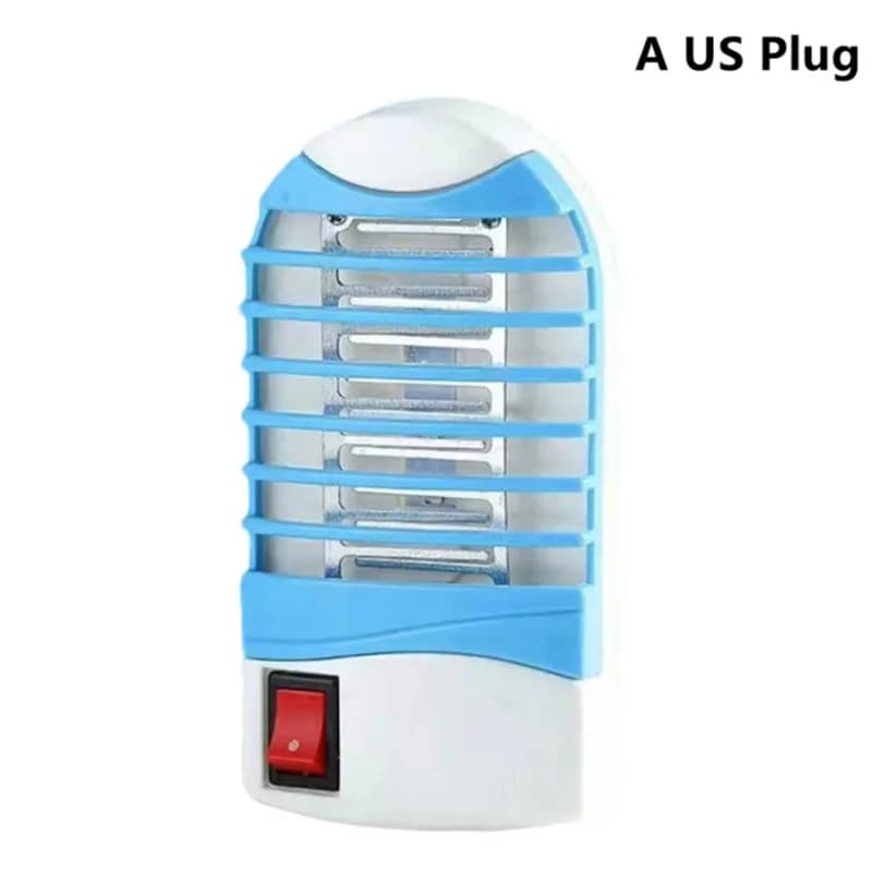 Lampe anti-moustiques LED avec prise US/EU, piège électrique pour moustiques, insectes et moucherons