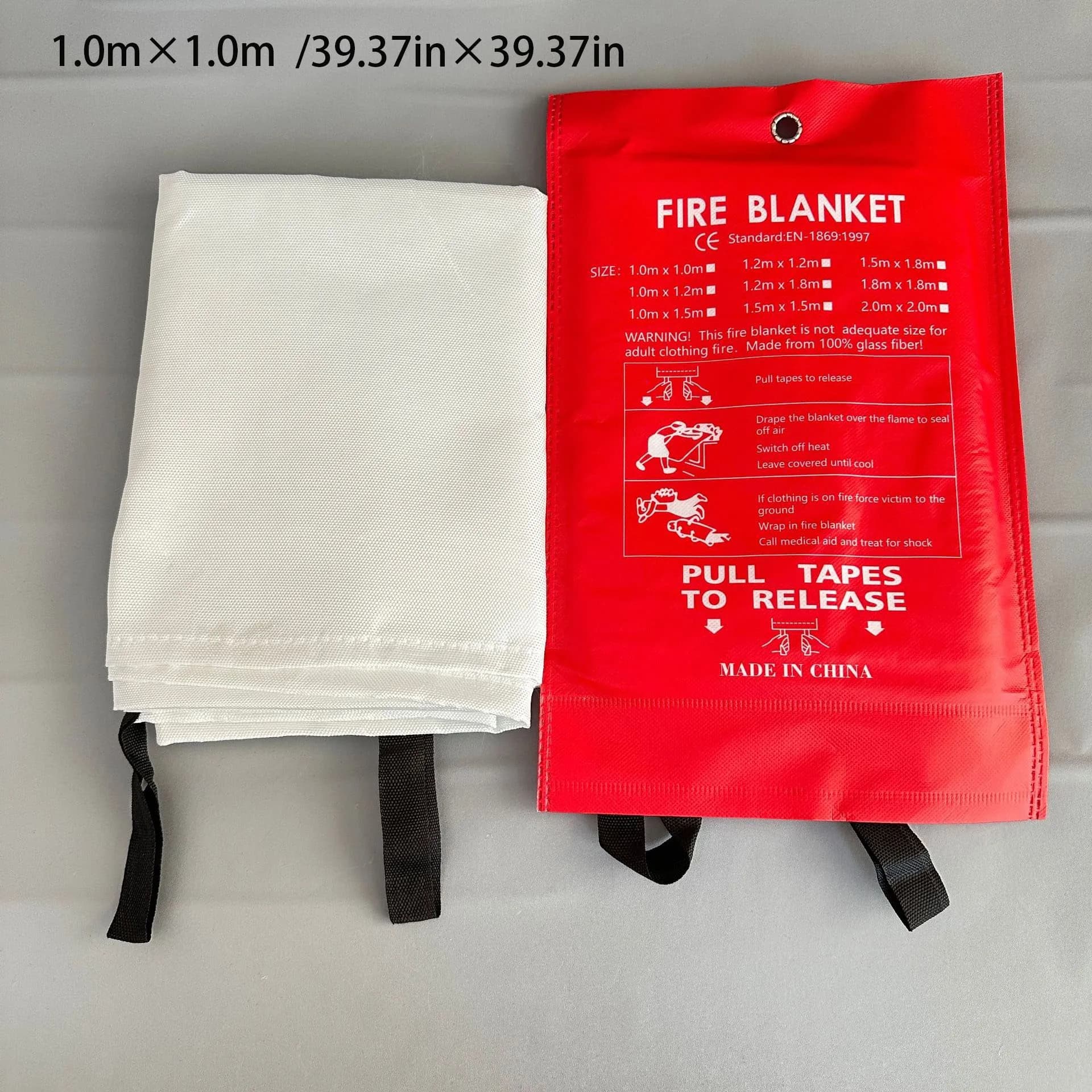 Couverture anti-feu d'urgence pour la maison et la cuisine - Couvertures de suppression des incendie