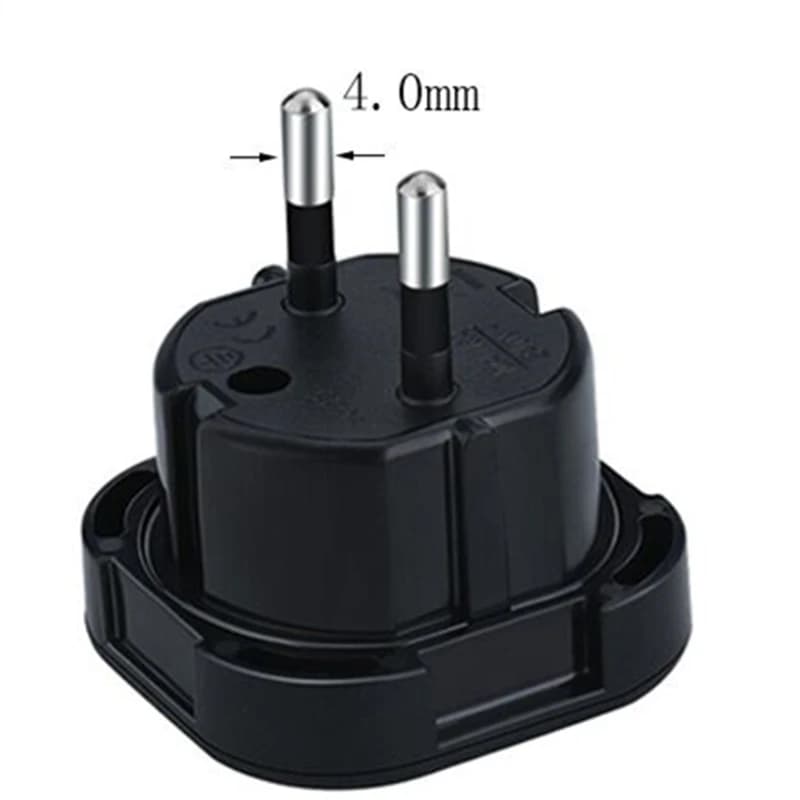 Adaptateur de prise UK vers EU 220V, 1 pièce, convertisseur de prise de voyage Euro, chargeur mural