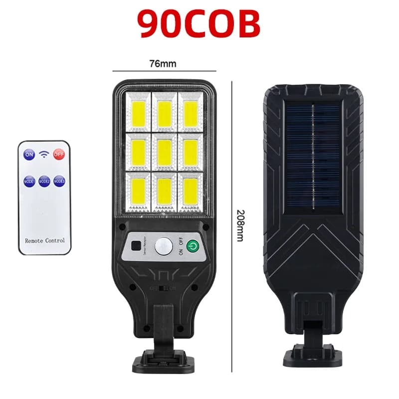 lumières solaires extérieures avec télécommande capteur de mouvement applique murale étanche lumière