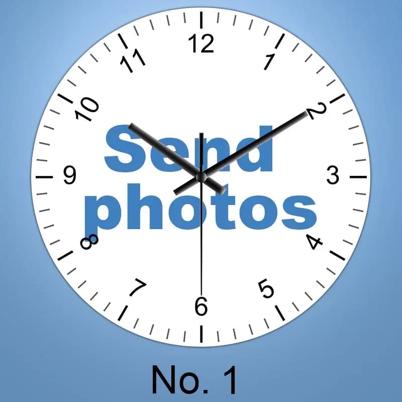 Horloge murale personnalisée, horloge de maison à Quartz silencieuse, Photos personnalisées, LOGO d'