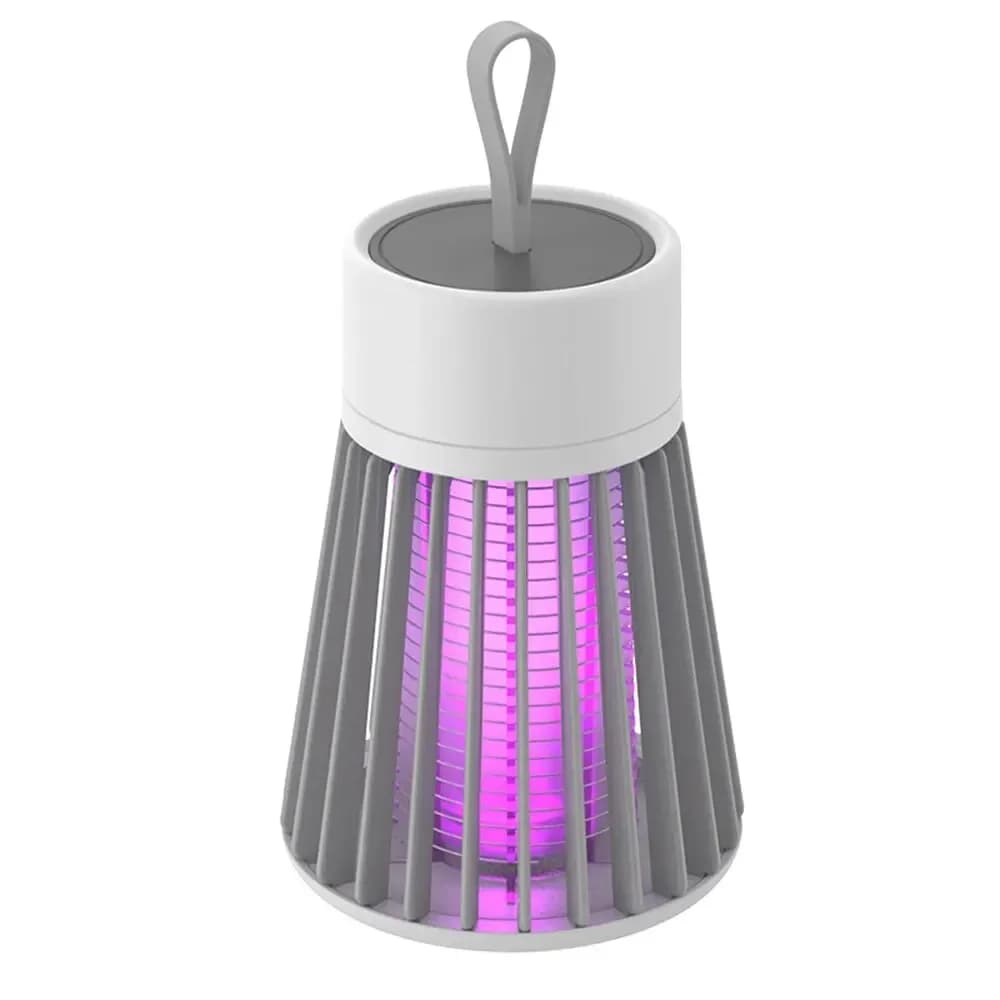 Lampe anti-moustiques électrique 2-en-1 USB avec lumière LED pour chambre, extérieur, camping, guêpe