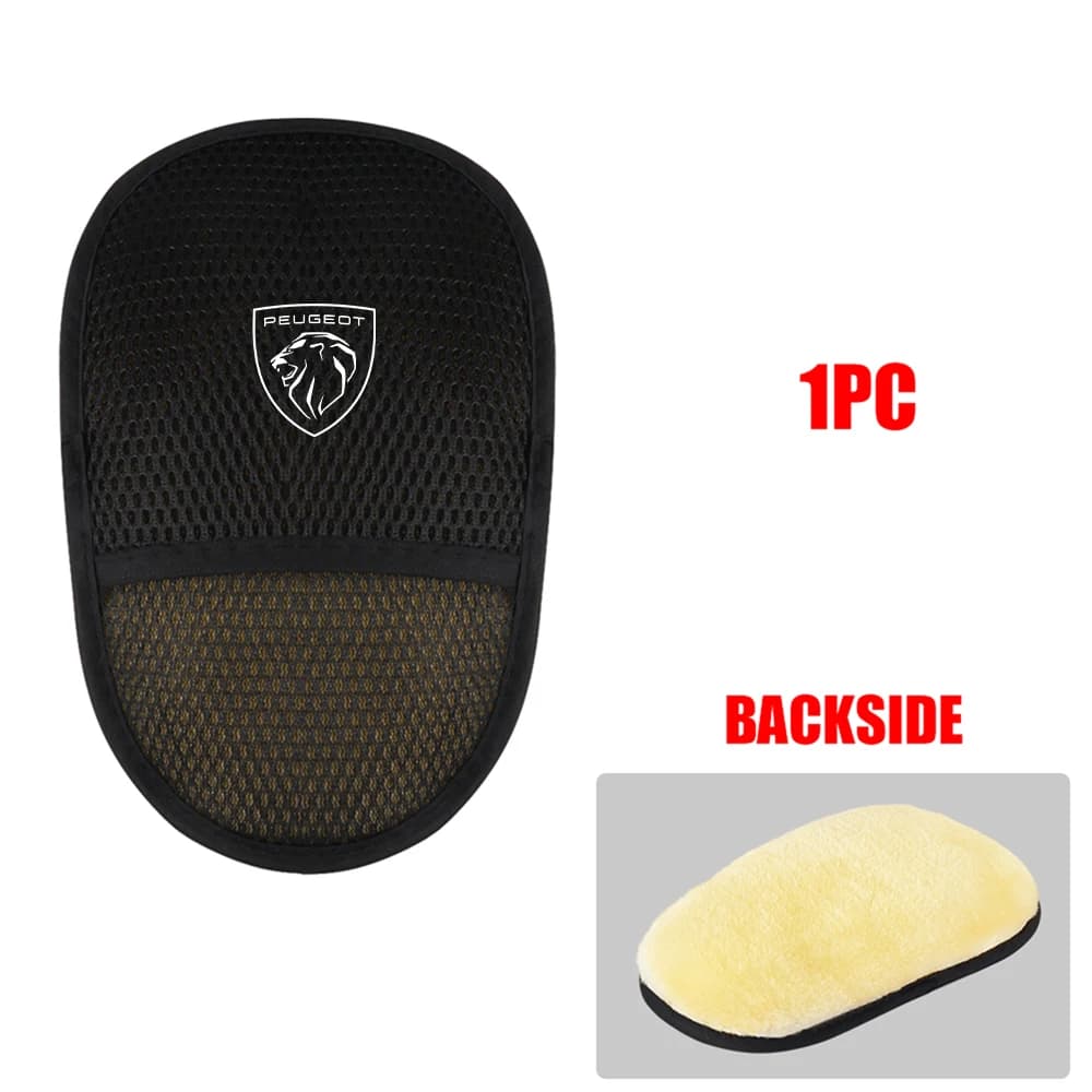 Gants de lavage de voiture, serviette douce, outils de nettoyage, valve pour Peugeot 508 5008 306 30